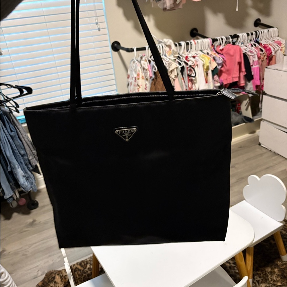 Prada Classic Black Tote Bag - Picture 1 of 1
